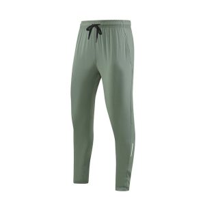Men Casual Sports Basic Solid Color Quick Drying Plus Size Training Straight Pants